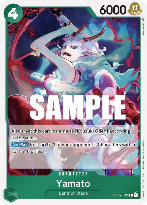 Image for Yamato (OP02-042) (Foil) [Paramount War] - One Piece Card Game