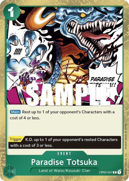 Paradise Totsuka (OP02-047) (Foil) [Paramount War]