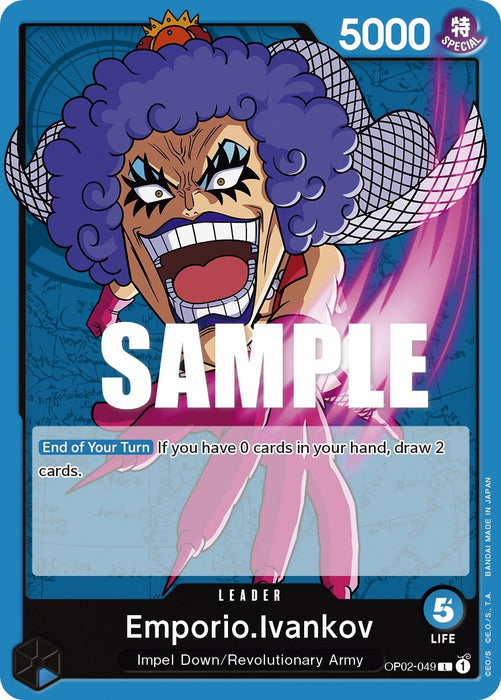 Image for Emporio.Ivankov (049) (OP02-049) [Paramount War] - One Piece Card Game