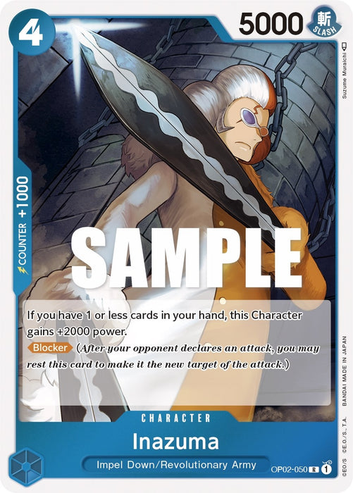 Inazuma (OP02-050) (Foil) [Paramount War]