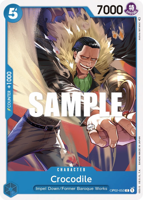 Image for Crocodile (OP02-053) [Paramount War] - One Piece Card Game