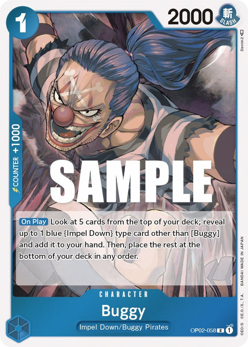 Buggy (OP02-058) (Foil) [Paramount War]