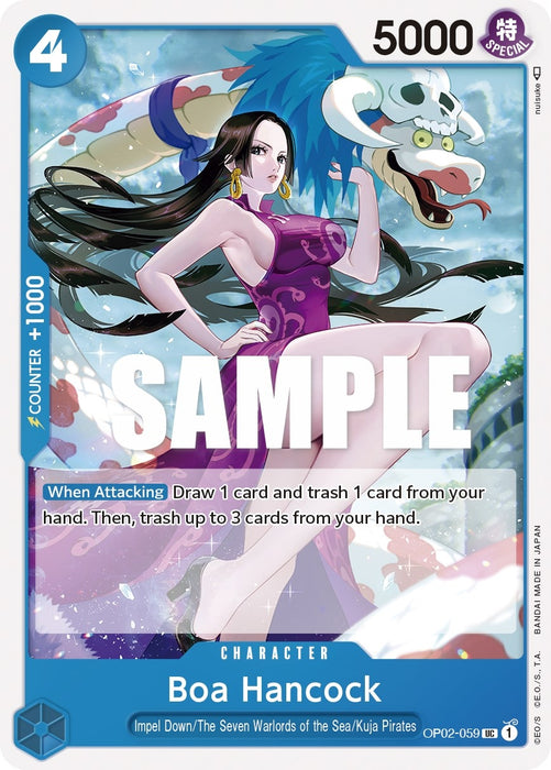 Image for Boa Hancock (OP02-059) [Paramount War] - One Piece Card Game