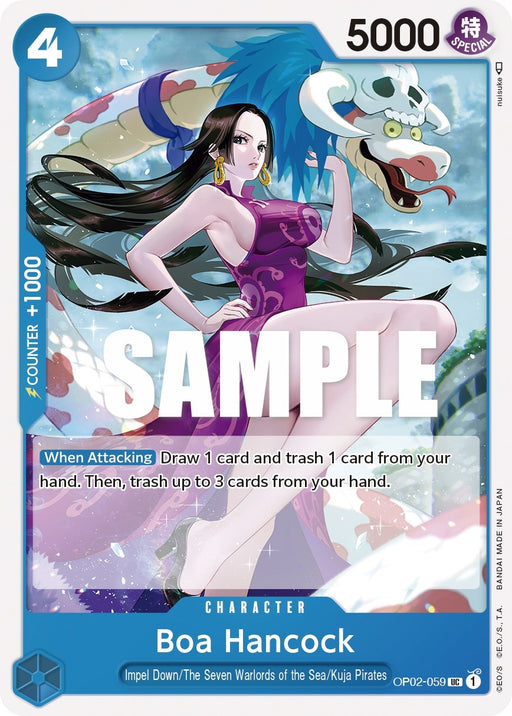 Image for Boa Hancock (OP02-059) [Paramount War] - One Piece Card Game