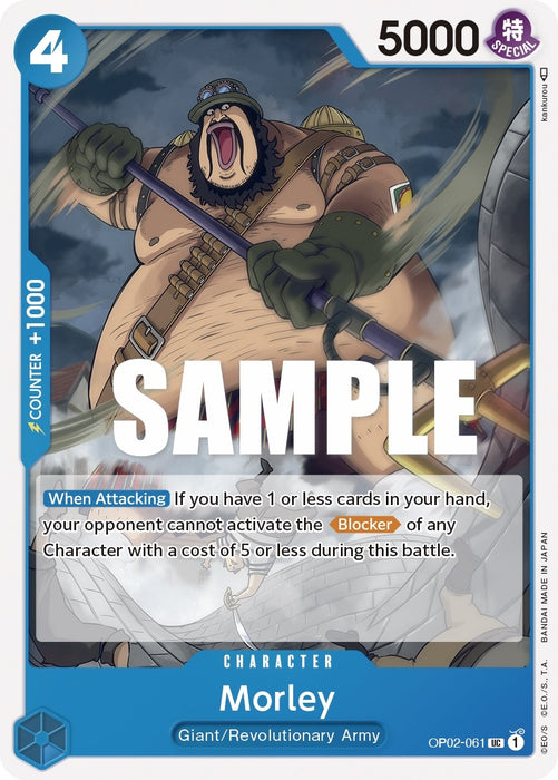 Image for Morley (OP02-061) [Paramount War] - One Piece Card Game