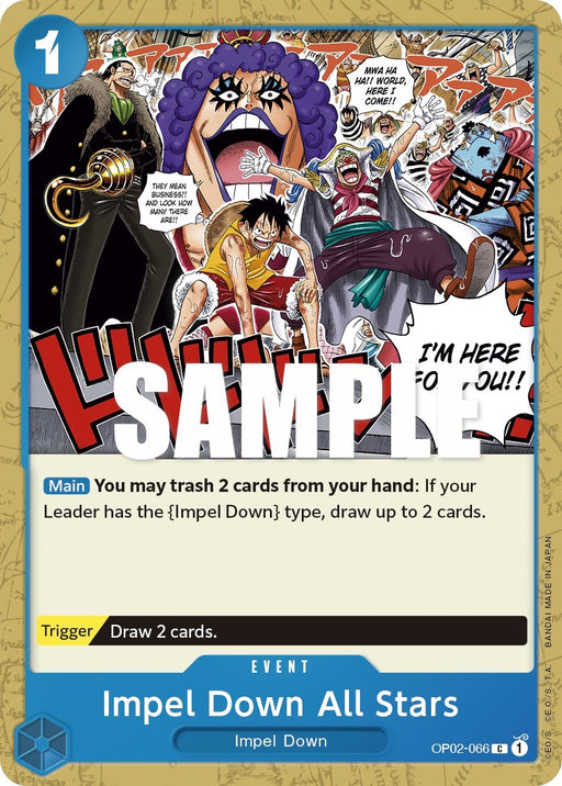 Image for Impel Down All Stars (OP02-066) [Paramount War] - One Piece Card Game