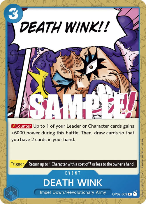 Image for DEATH WINK (OP02-069) [Paramount War] - One Piece Card Game