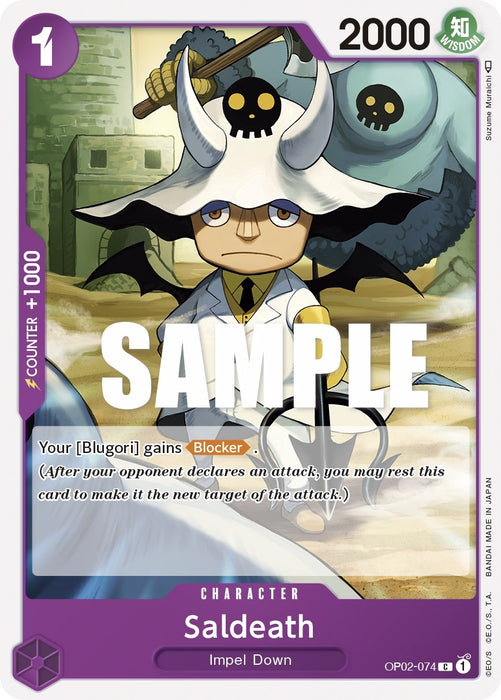 Image for Saldeath (OP02-074) [Paramount War] - One Piece Card Game