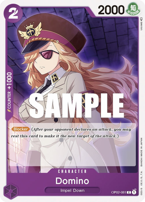 Image for Domino (OP02-081) [Paramount War] - One Piece Card Game