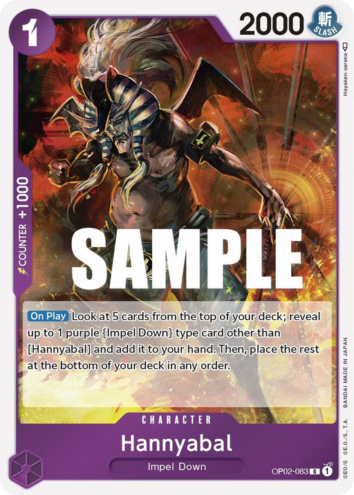 Image for Hannyabal (OP02-083) (Foil) [Paramount War] - One Piece Card Game