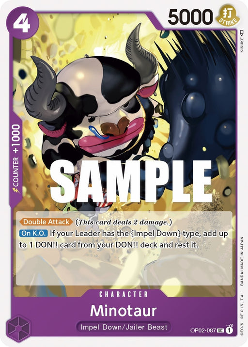 Image for Minotaur (OP02-087) [Paramount War] - One Piece Card Game