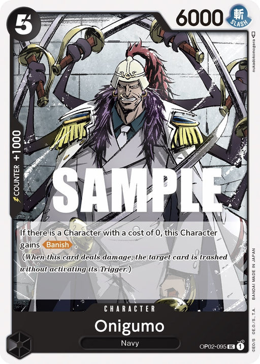 Image for Onigumo (OP02-095) [Paramount War] - One Piece Card Game