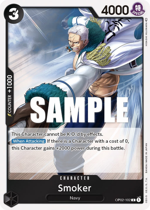 Image for Smoker (102) (OP02-102) (Foil) [Paramount War] - One Piece Card Game