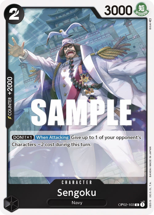 Image for Sengoku (OP02-103) (Foil) [Paramount War] - One Piece Card Game