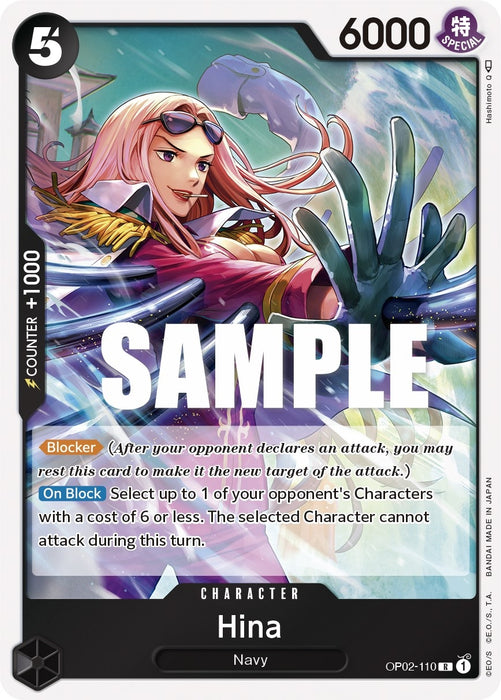 Hina (OP02-110) (Foil) [Paramount War]