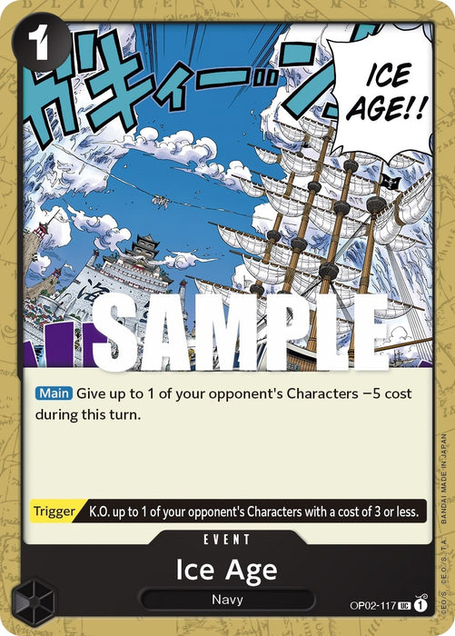 Image for Ice Age (OP02-117) [Paramount War] - One Piece Card Game