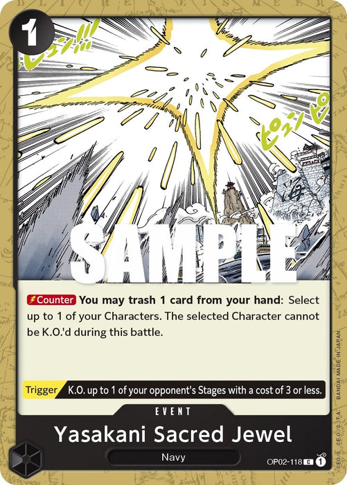 Image for Yasakani Sacred Jewel (OP02-118) [Paramount War] - One Piece Card Game