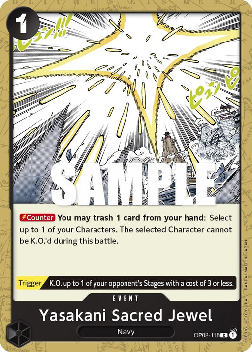 Image for Yasakani Sacred Jewel (OP02-118) [Paramount War] - One Piece Card Game