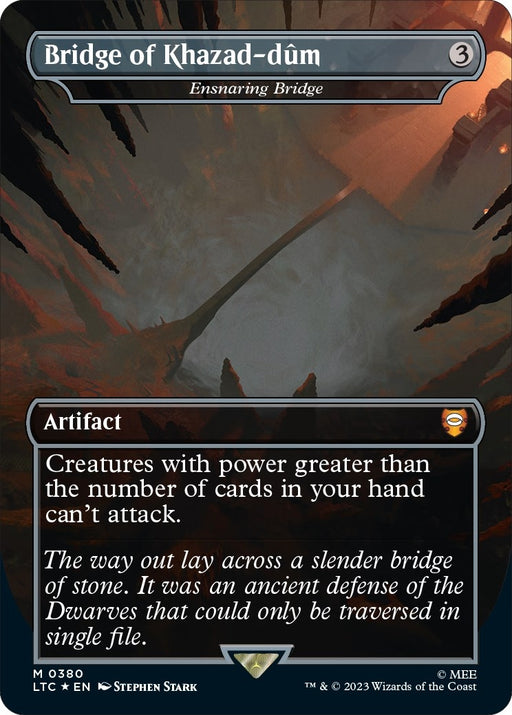 Image for Bridge of Khazad-dum - Ensnaring Bridge (Surge Foil) (380) (Foil) [The Lord of the Rings: Tales of Middle-earth] - Magic: The Gathering