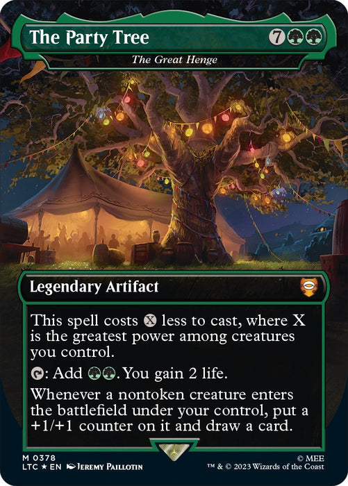 Image for The Party Tree - The Great Henge (Surge Foil) (378) (Foil) [The Lord of the Rings: Tales of Middle-earth] - Magic: The Gathering