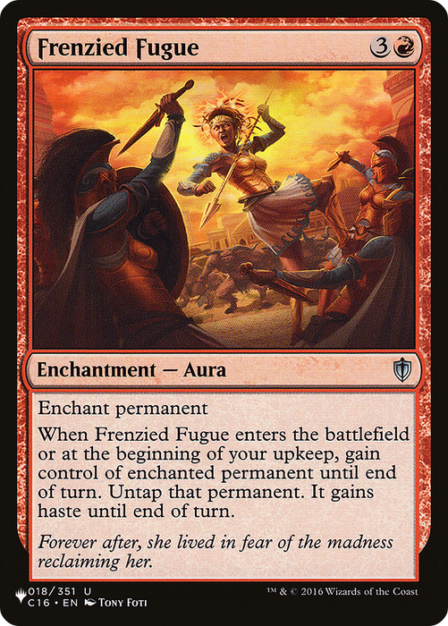 Frenzied Fugue [PLST-C16-18] - The List