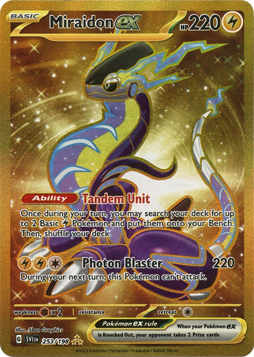Image for Miraidon ex (253/198) (Holofoil) [SV01: Scarlet & Violet Base Set] - Pokemon