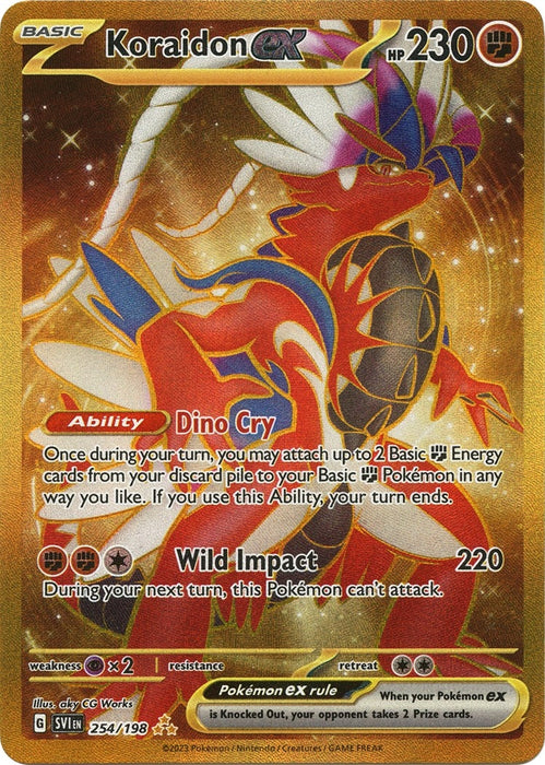 Image for Koraidon ex (254/198) (Holofoil) [SV01: Scarlet & Violet Base Set] - Pokemon