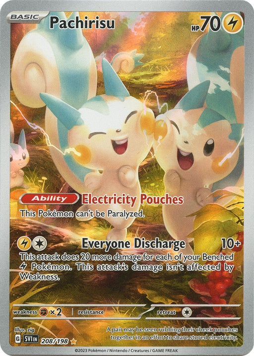 Image for Pachirisu (208/198) (Holofoil) [SV01: Scarlet & Violet Base Set] - Pokemon