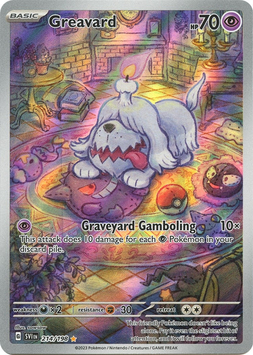 Image for Greavard (214/198) (Holofoil) [SV01: Scarlet & Violet Base Set] - Pokemon