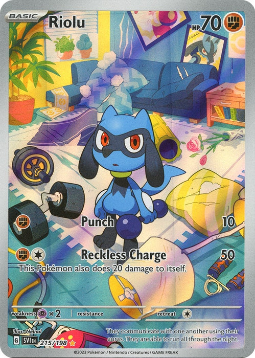 Image for Riolu (215/198) (Holofoil) [SV01: Scarlet & Violet Base Set] - Pokemon