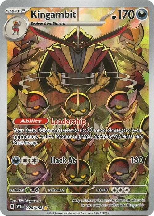 Image for Kingambit (220/198) (Holofoil) [SV01: Scarlet & Violet Base Set] - Pokemon