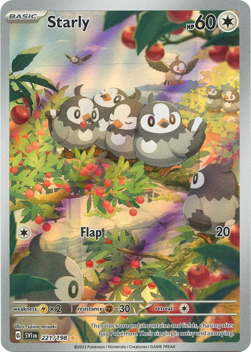 Image for Starly (221/198) (Holofoil) [SV01: Scarlet & Violet Base Set] - Pokemon
