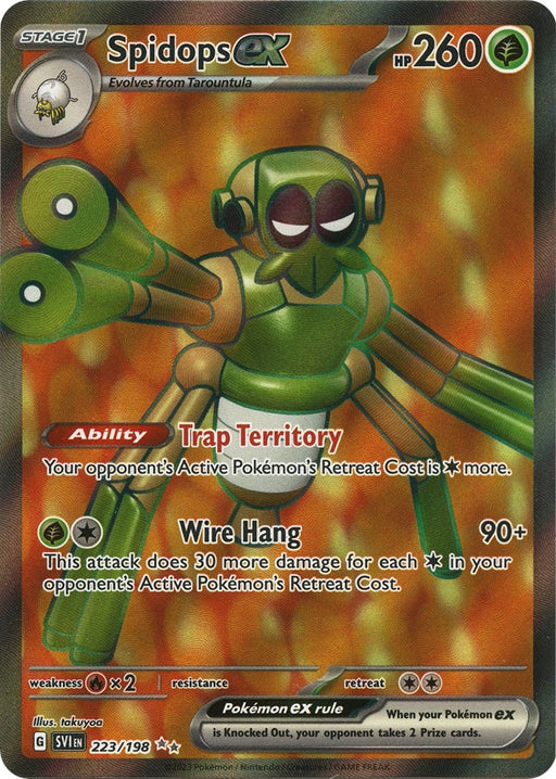Image for Spidops ex (223/198) (Holofoil) [SV01: Scarlet & Violet Base Set] - Pokemon