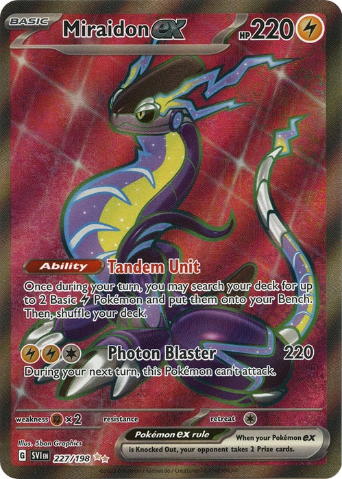 Image for Miraidon ex (227/198) (Holofoil) [SV01: Scarlet & Violet Base Set] - Pokemon