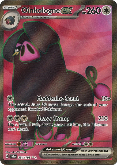 Image for Oinkologne ex (234/198) (Holofoil) [SV01: Scarlet & Violet Base Set] - Pokemon