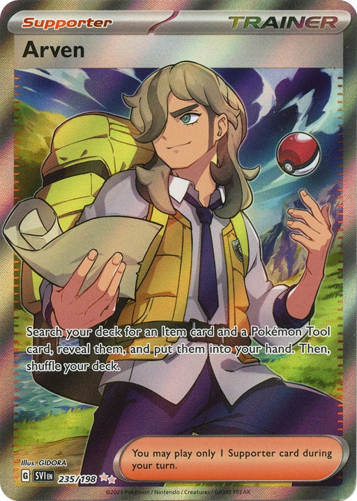 Image for Arven (235/198) (Holofoil) [SV01: Scarlet & Violet Base Set] - Pokemon