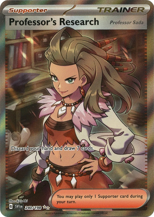 Image for Professor's Research (240/198) (Holofoil) [SV01: Scarlet & Violet Base Set] - Pokemon