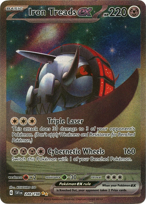 Image for Iron Treads ex (248/198) (Holofoil) [SV01: Scarlet & Violet Base Set] - Pokemon