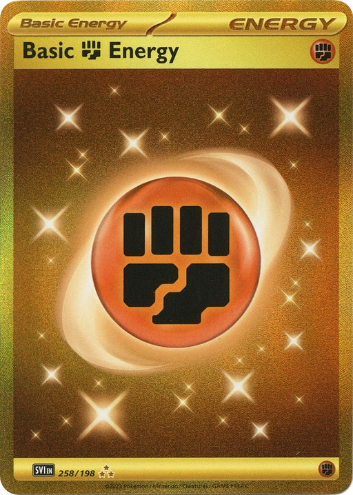 Image for Basic Fighting Energy (258/198) (Holofoil) [SV01: Scarlet & Violet Base Set] - Pokemon