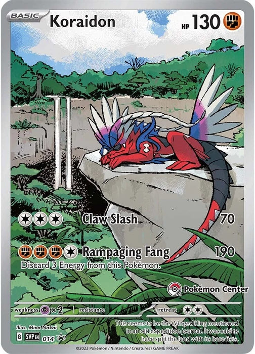 Image for Koraidon - 014 (Pokemon Center Exclusive) (014) (Holofoil) [SV: Scarlet & Violet Promo Cards] - Pokemon