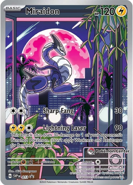Image for Miraidon - 013 (Pokemon Center Exclusive) (013) (Holofoil) [SV: Scarlet & Violet Promo Cards] - Pokemon