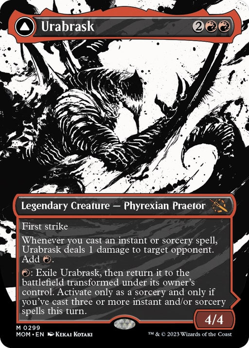 Image for Urabrask (Showcase) (299) (Foil) [March of the Machine] - Magic: The Gathering