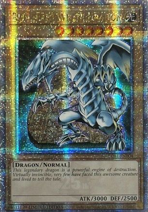 Blue-Eyes White Dragon (Quarter Century Secret Rare) (LC01-EN004) Limited [Legendary Collection: 25th Anniversary Edition]