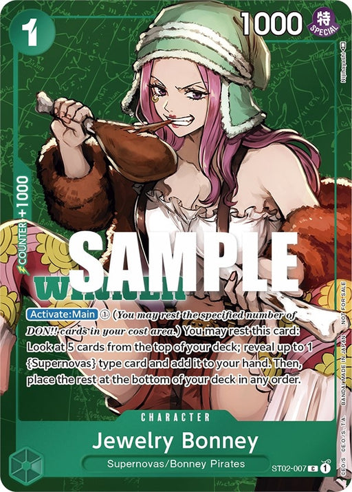 Image for Jewelry Bonney (Tournament Pack Vol. 3) [Winner] (ST02-007) (Foil) [One Piece Promotion Cards] - One Piece Card Game