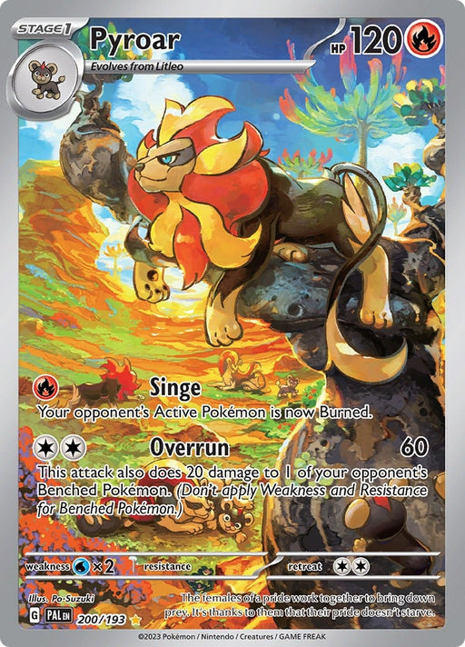 Image for Pyroar (200/193) (Holofoil) [SV02: Paldea Evolved] - Pokemon