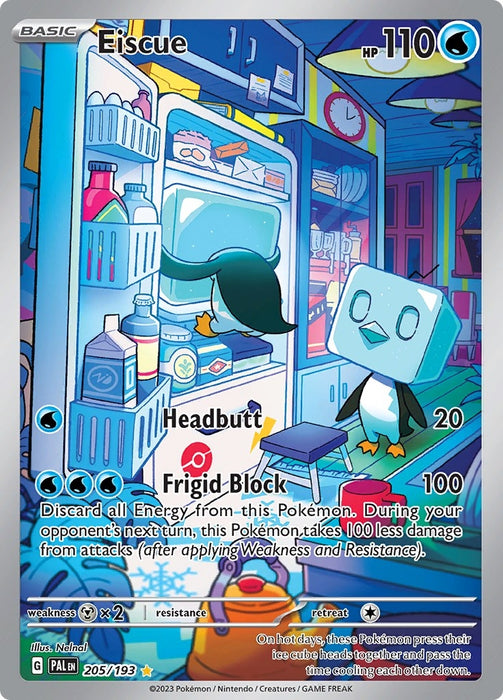 Image for Eiscue (205/193) (Holofoil) [SV02: Paldea Evolved] - Pokemon
