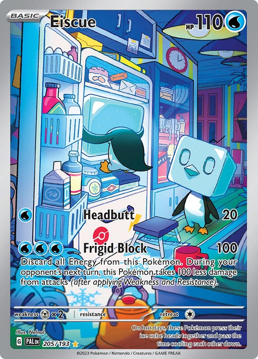 Image for Eiscue (205/193) (Holofoil) [SV02: Paldea Evolved] - Pokemon