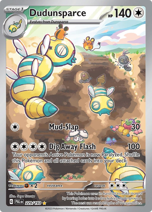 Image for Dudunsparce (229/193) (Holofoil) [SV02: Paldea Evolved] - Pokemon