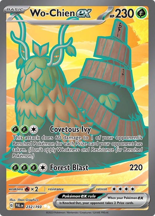 Image for Wo-Chien ex (232/193) (Holofoil) [SV02: Paldea Evolved] - Pokemon