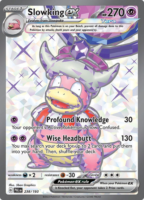 Image for Slowking ex (238/193) (Holofoil) [SV02: Paldea Evolved] - Pokemon